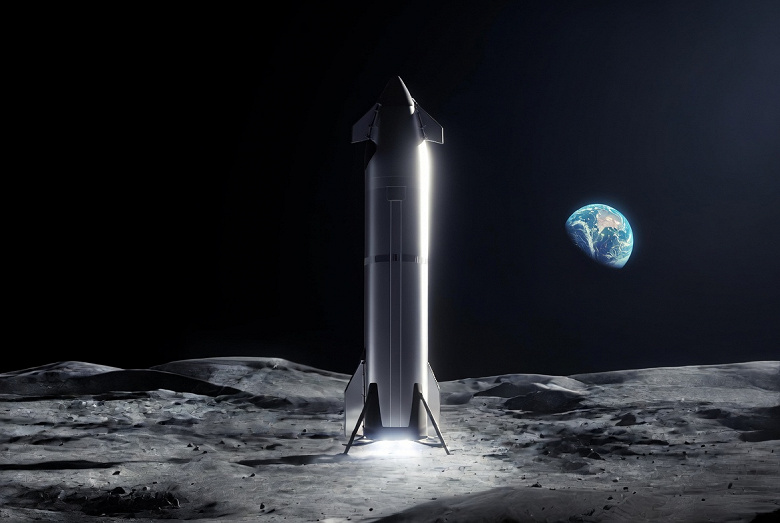 Планы поменялись: SpaceX переключилась с Марса на Луну &mdash; первая посадка Starship планируется уже весной 2027 года